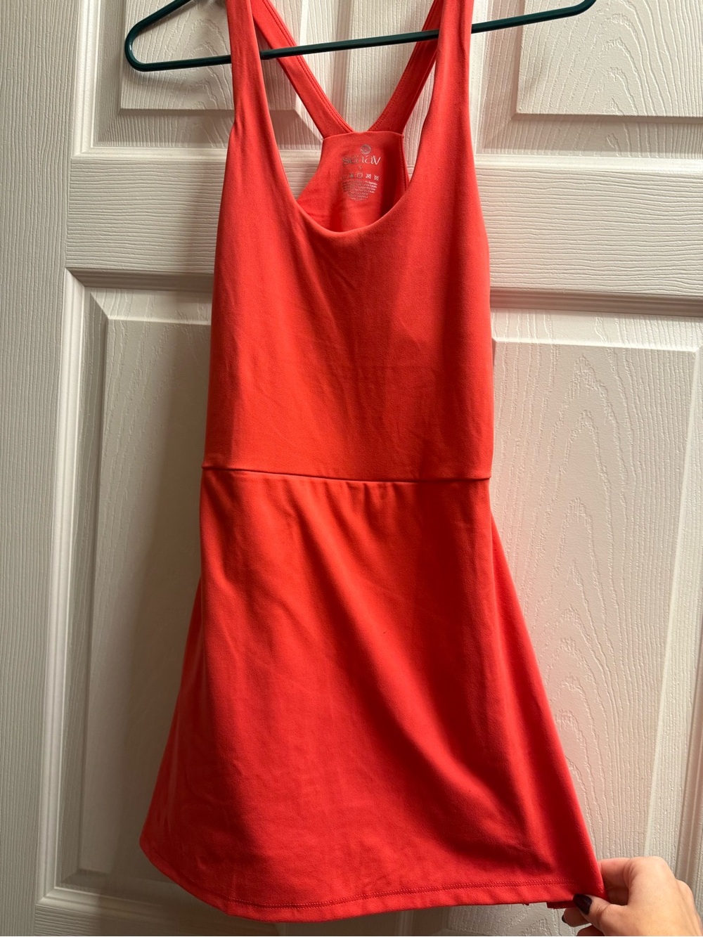 NWT Seaav Racerback athletic dress with built in shorts